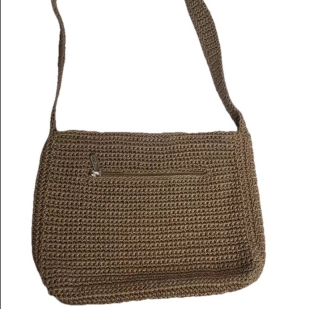The Sak Brown Crochet Shoulder Bag
